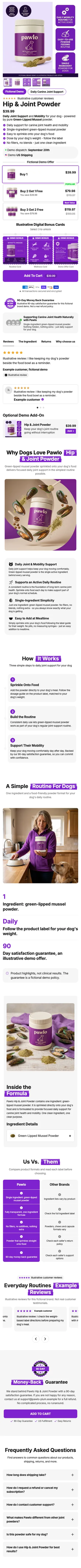 Pawlo, an example page built on Template 2
