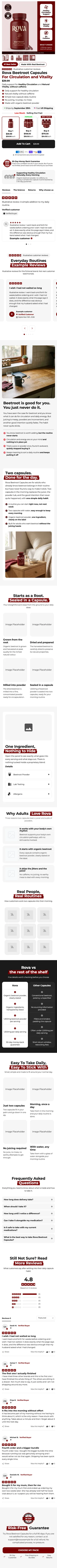 Template 1B: Rova Beetroot Capsules
