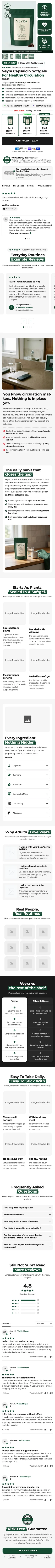 Template 1B: Veyra Capsaicin Softgels